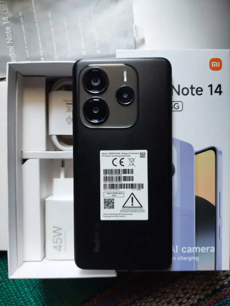 Redmi note 14 5G 8/256GB Garansi resmi on