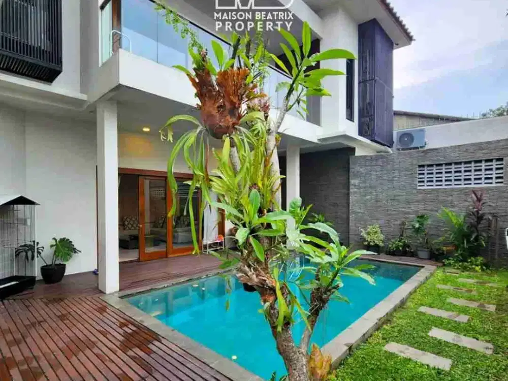 DIJUAL ATAU DISEWKAN RUMAH DG FURNISHNYA DAN ADA KOLAM RENANG, PONDOK LABU JAKSEL