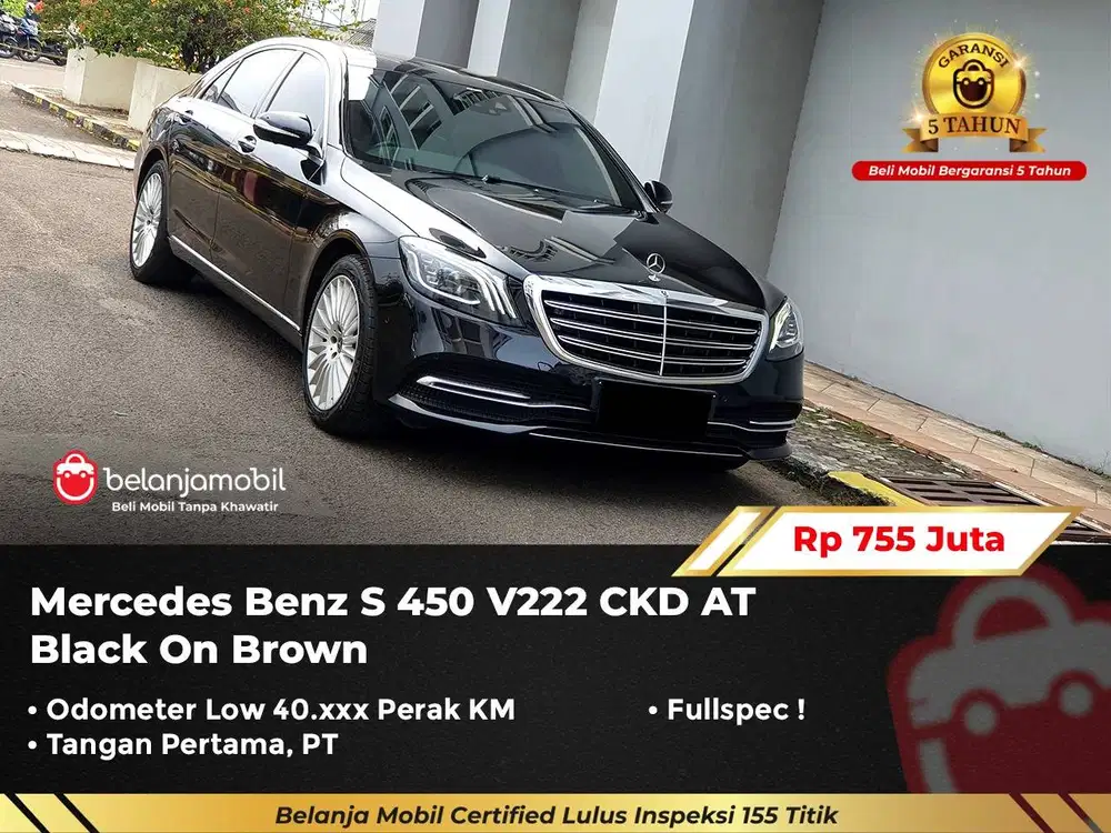 [ LOW KM ] Mercedes Benz Mercy S450 S 450 V222 CKD AT 2018/2019