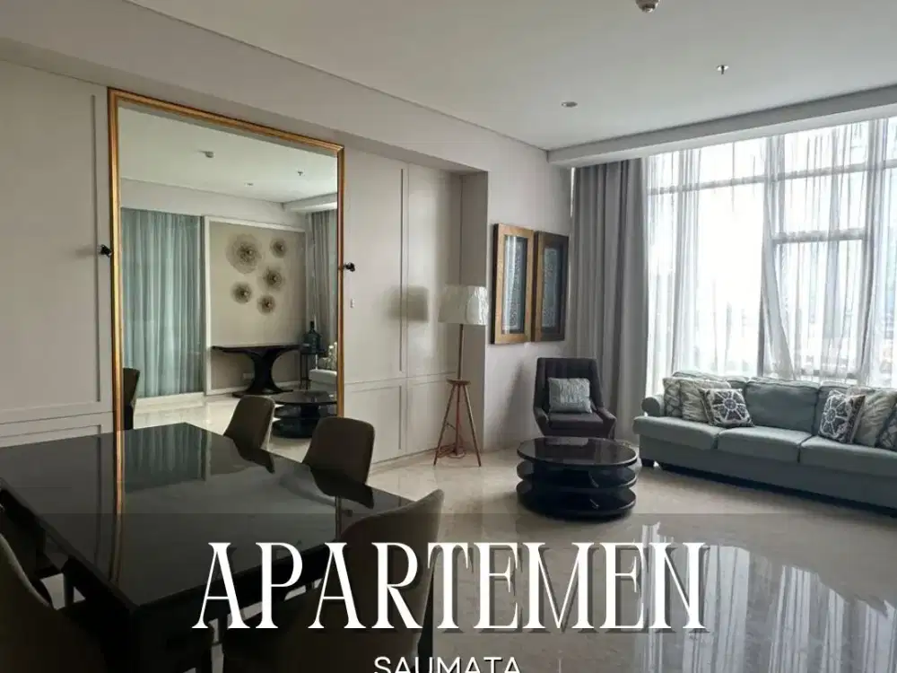 Dijual Cepat Apartemen Saumata 3+1Br Full Furnished Alam Sutera