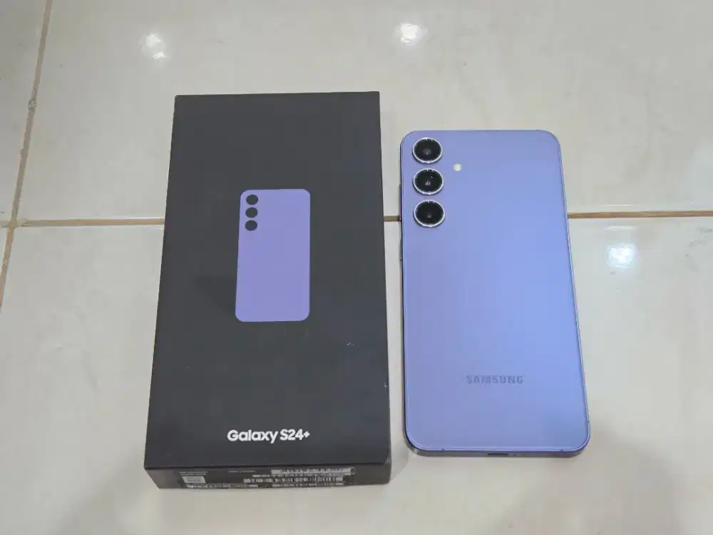 Samsung Galaxy S24 Plus 12/512GB Resmi SEIN Mulus Full Ori No minus