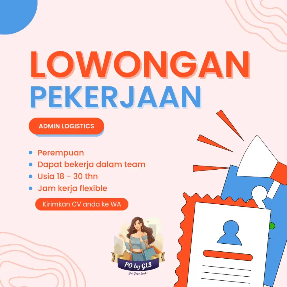 Dibutuhkan segera staff logistic