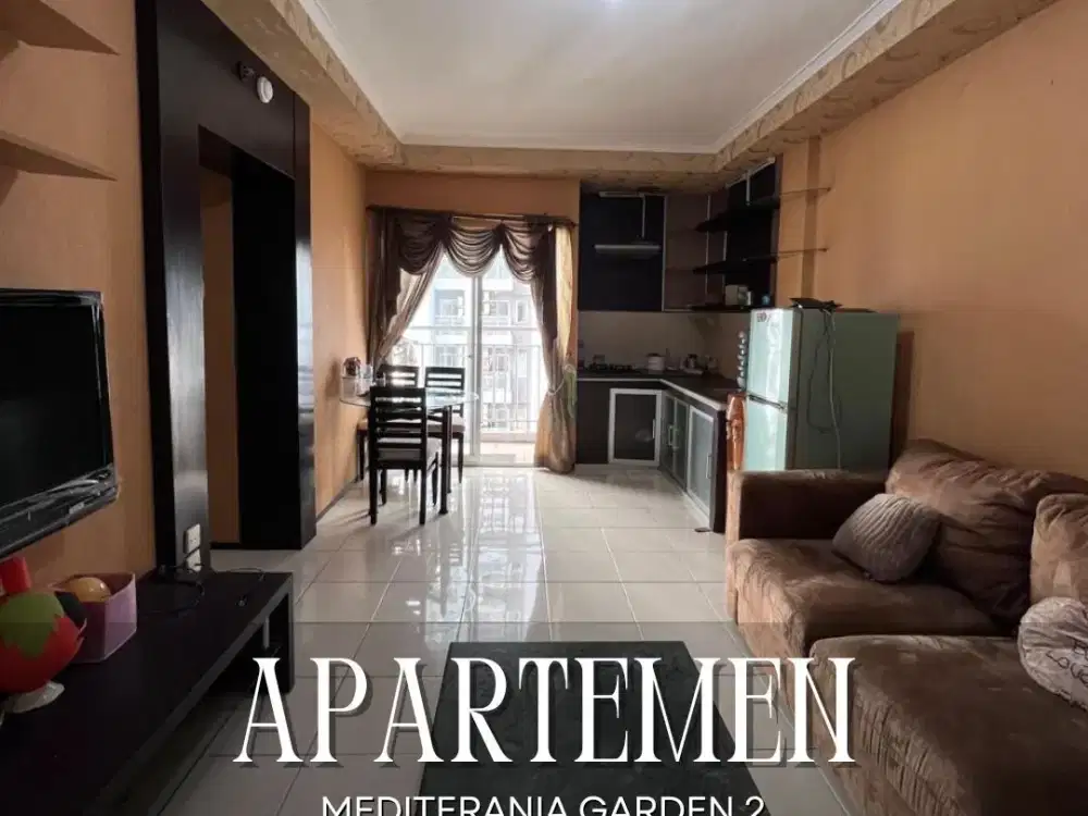 Dijual Cepat Apartemen Mediterania Garden 2 Tower K 3+1BR Furnished Jakarta Barat