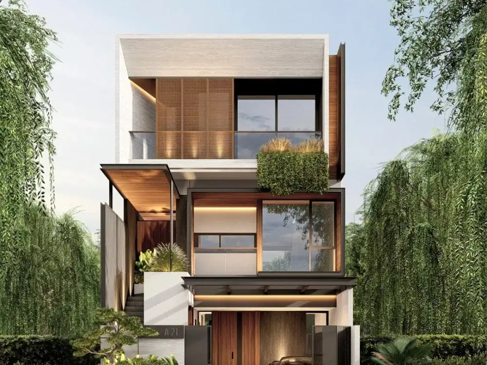 Rumah Baru 3 Lantai Modern Minimalis Citra Garden 5 SHM Dekat Bandara