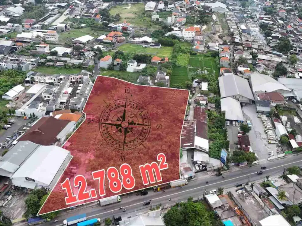 Tanah Komersial Jalan Utama Cargo Permai Denpasar Bali