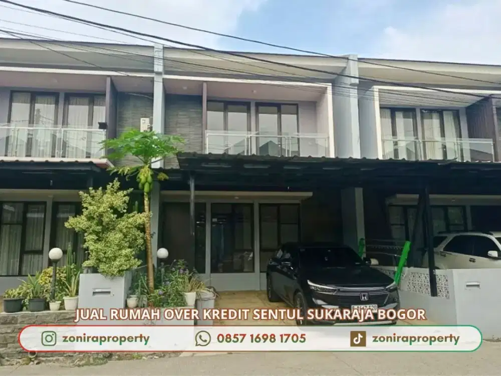 Over Kredit Rumah 2 Lantai dkt Tol di Graha Laras Sentul Cicilan Mulai 6 Jutaan