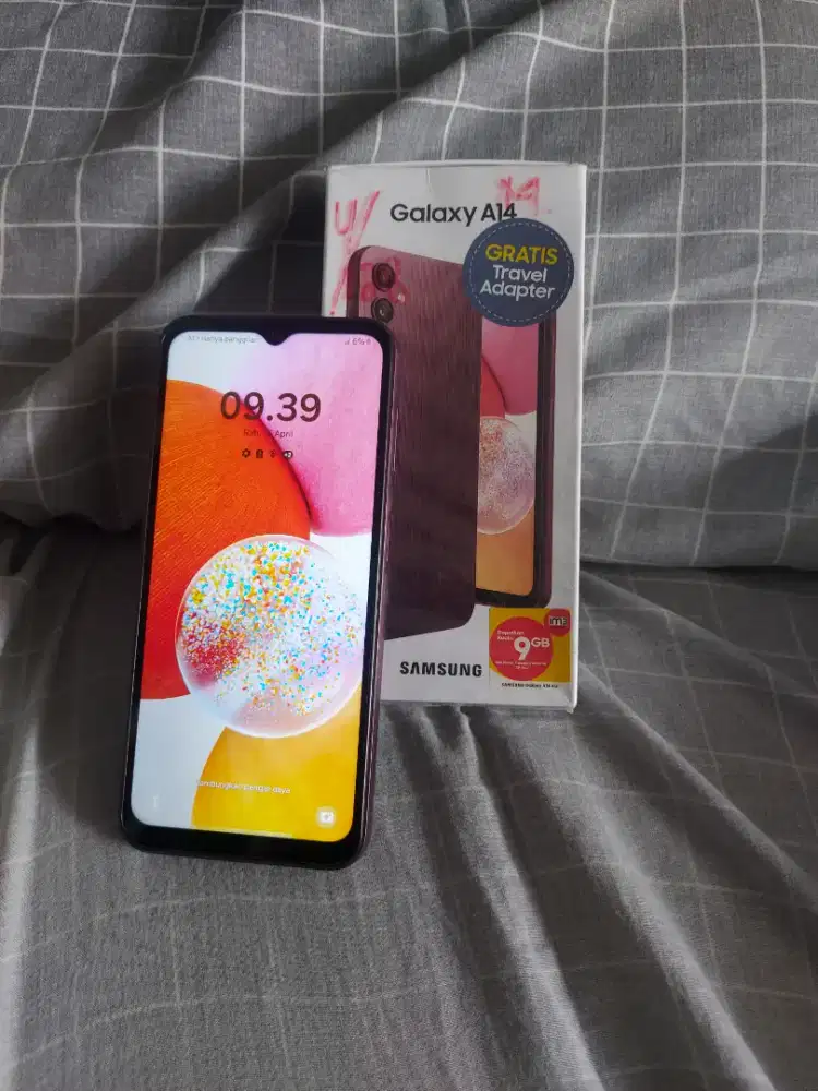 Jual hp samsung a14 fulset