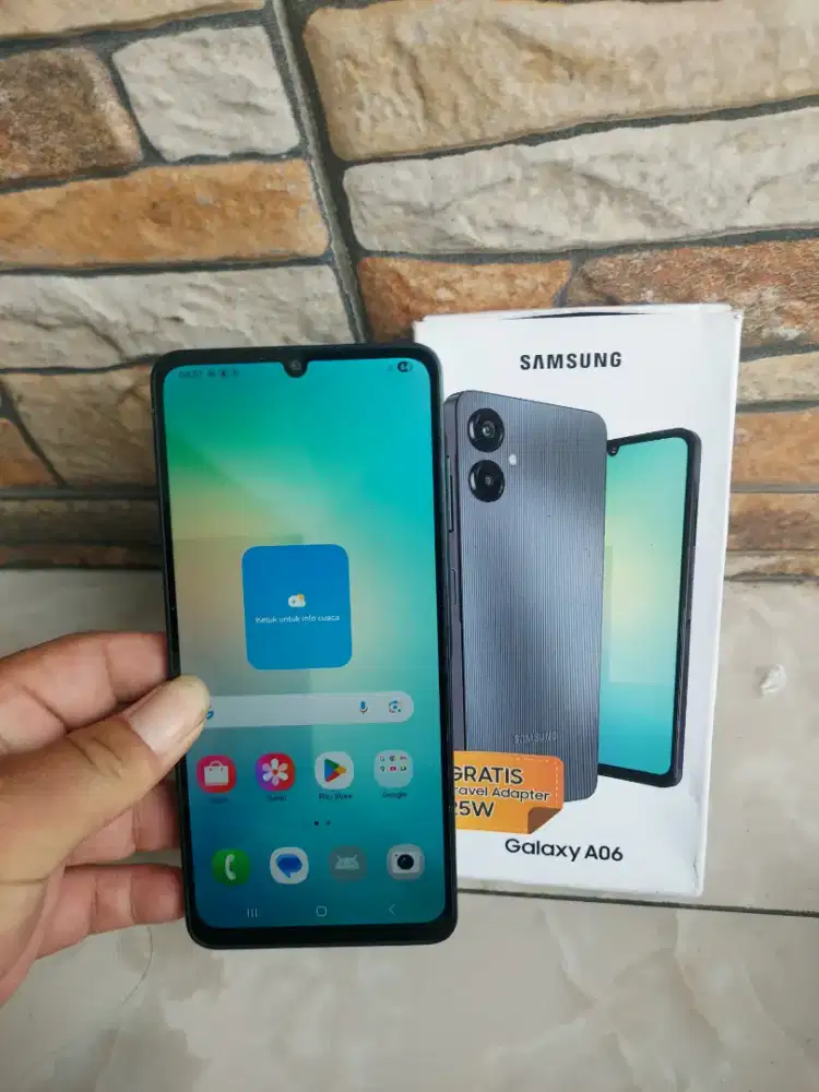 Jual hp samsung a06 fulset