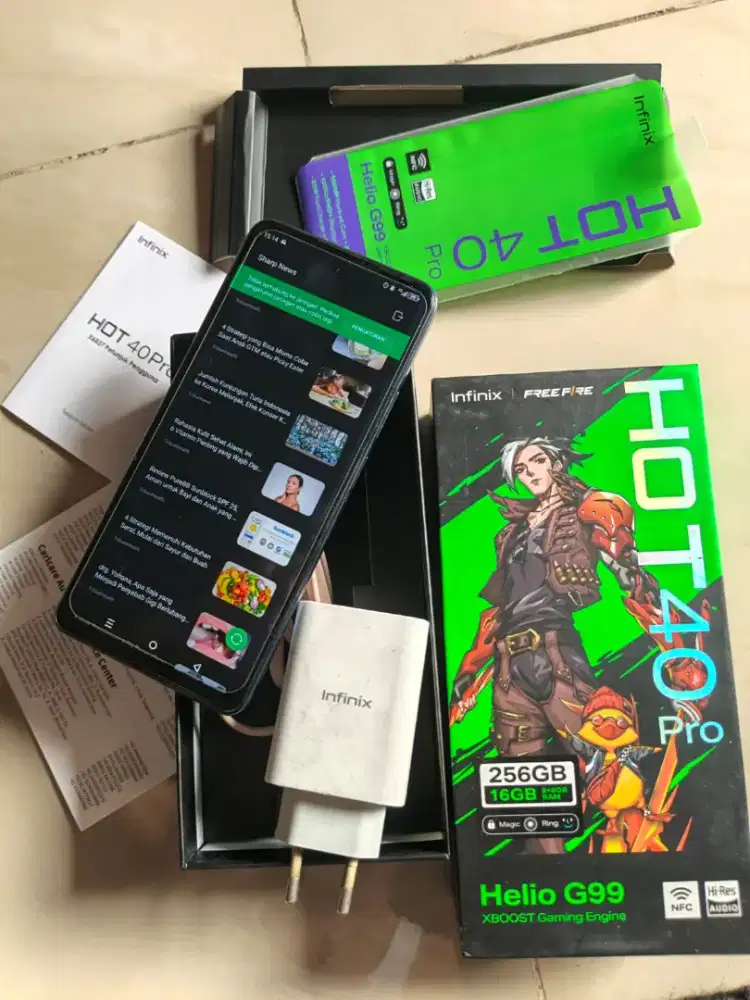 Infinix Hot 40 pro NFC 8/256 fulset