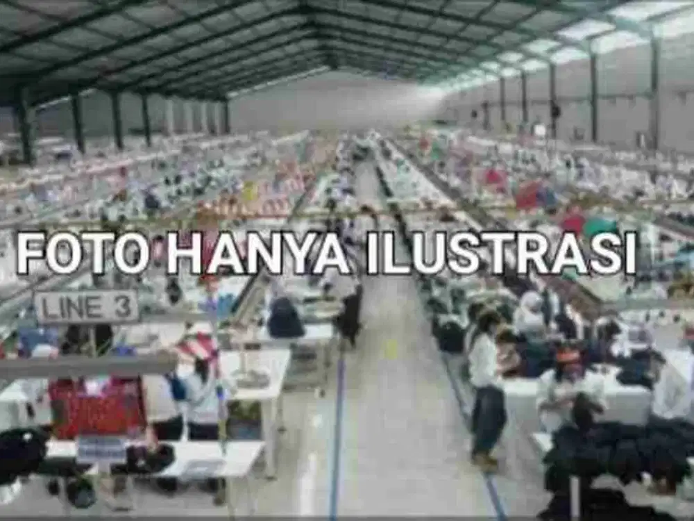 GARMENT MANUFACTURER FOR SALE, SEMARANG REGENCY, CENTRAL JAVA, INDONESIA. FACTORY OPERATION IS STILL RUNNING.
