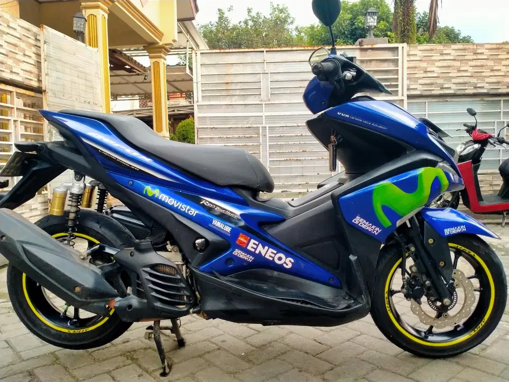 Yamaha Aerox lengkap sehat mesin segel keterangan detail dibawah