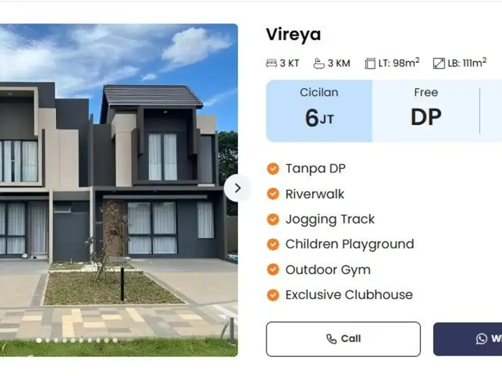 Rumah Modern Tropis Pusat kota BSD City – Vireya Cluster Exclusive!