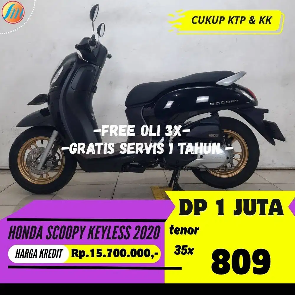 HONDA SCOOPY KEYLESS 2020 KREDIT DP 1JUTA ANGSURAN SANGAT RENDAH