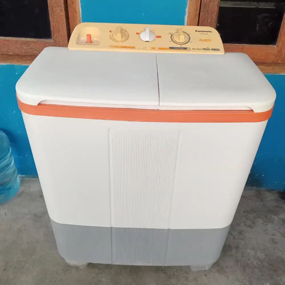 Mesin cuci 2 tabung panasonic.