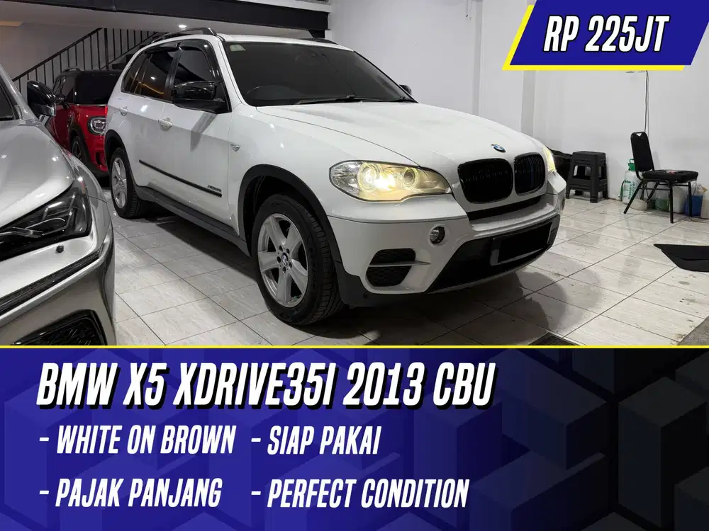 BMW X5 xDrive35i 2013 CBU White Brown Putih xDrive M Sport MSport E70