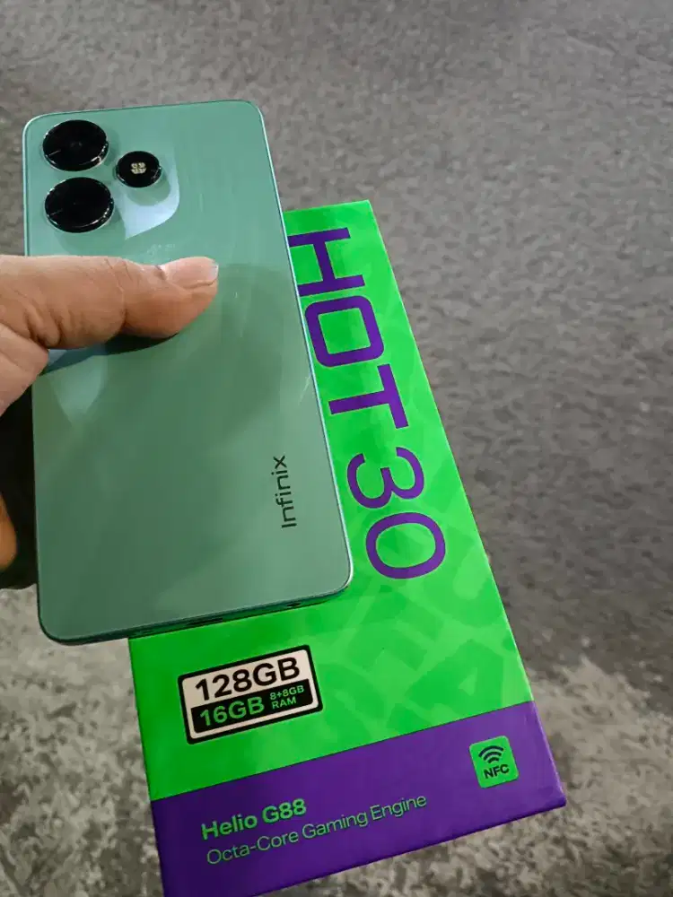 jual infinix hot30 ram8/8/128 fullset