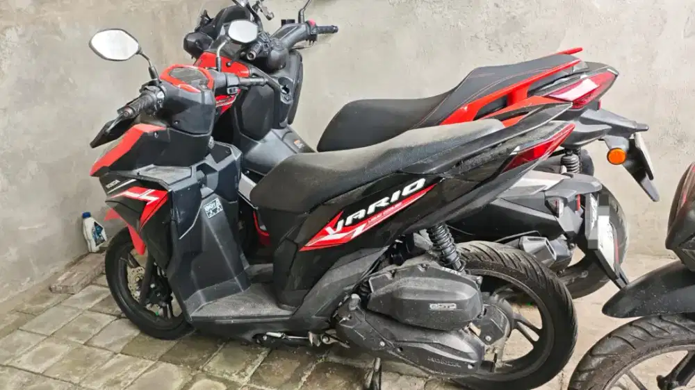 Jual Vario Techno 125 CBS 2024 Merah Pribadi Bukan ex ojol / rental