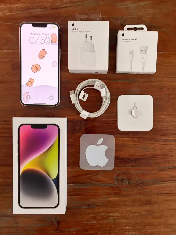 Iphone 14 128gb White Resmi iBox