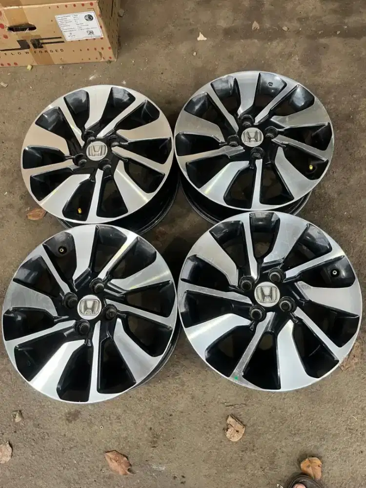 Velg original Honda Brio RS ring 15 pcd 4x100 asli Enkei 4pcs