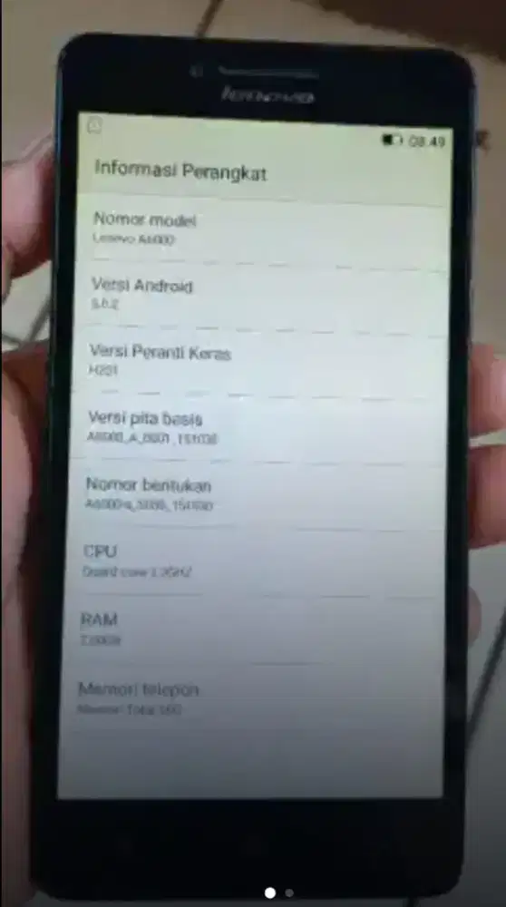 Lenovo a6000. 2/16 normal pmkyan ja