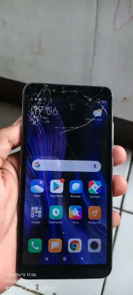 Redmi 6.  3/32 minus retak SMA rada ngco hrus ganti lcd