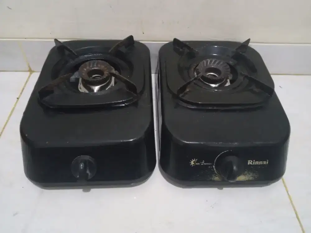 2 unit kompor Rinnai 1 tungku (Kompor saja tanpa selang regulator)