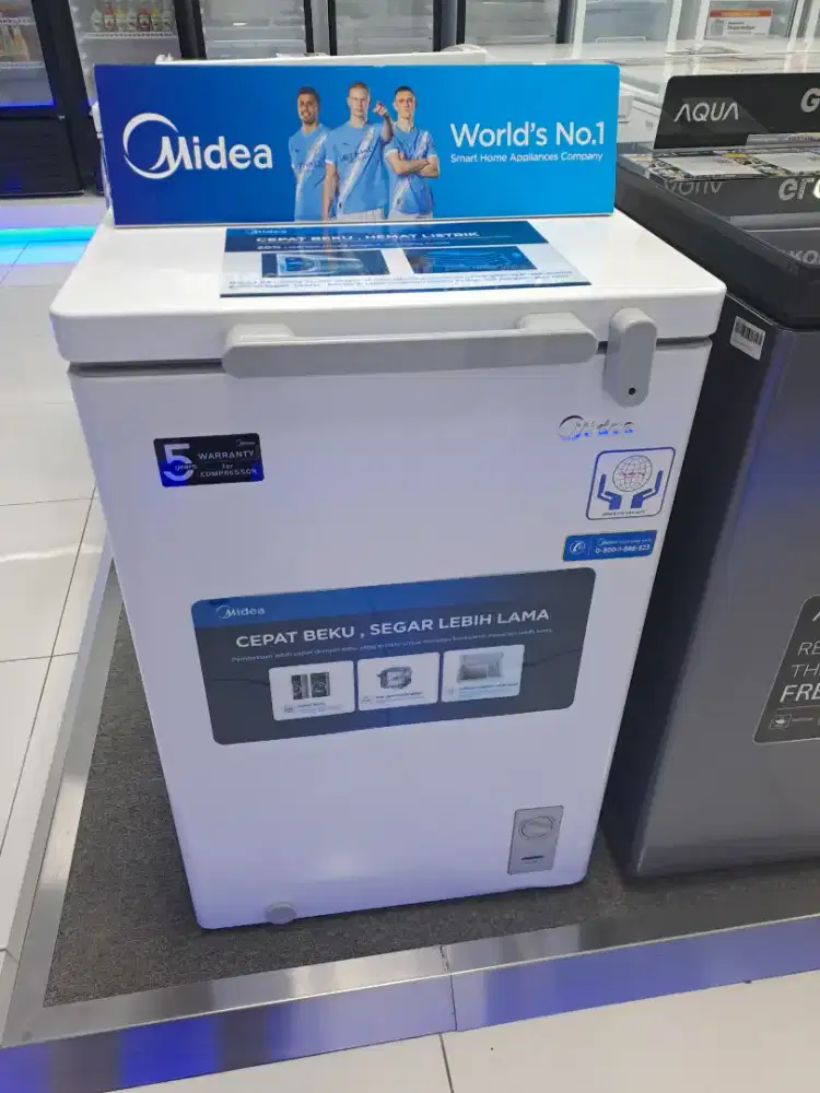 CICILAN TANPA CC FREEZER MIDEA