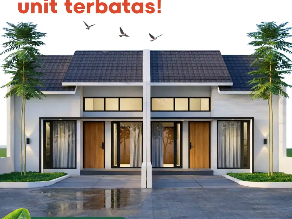 RUMAH MURAH MINIMALIS MODERN 15 MENIT KE MALIOBORO JOGJA