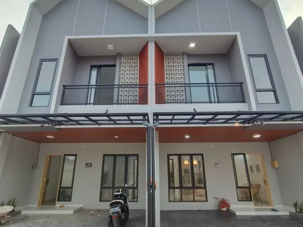 Cluster skandinavian mewah samping masjid kubah emas meruyung depok