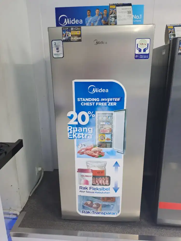CICILAN TANPA CC FREEZER MIDEA