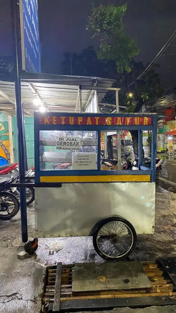 GEROBAK JUALAN SIAP PAKAI