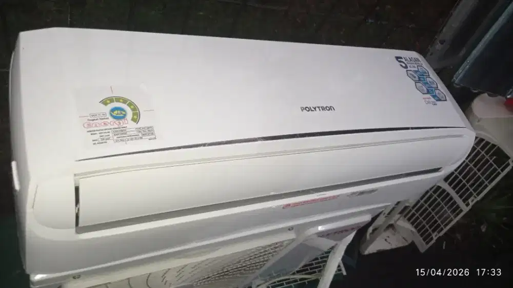 Ac Polytron 1/2pk R32 model baru