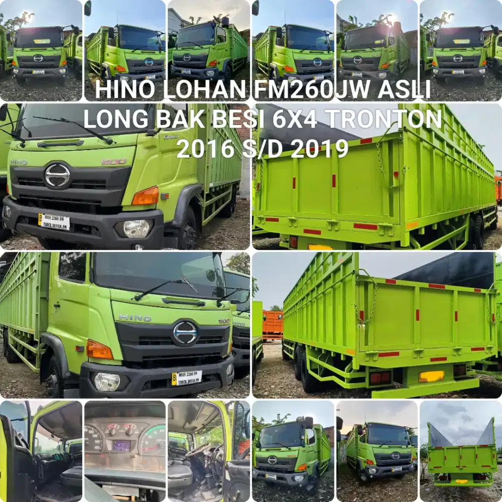 HINO LOHAN FM260JW ASLI LONG 6X4 BAK BESI TRONTON ISTIMEWA SEKALI