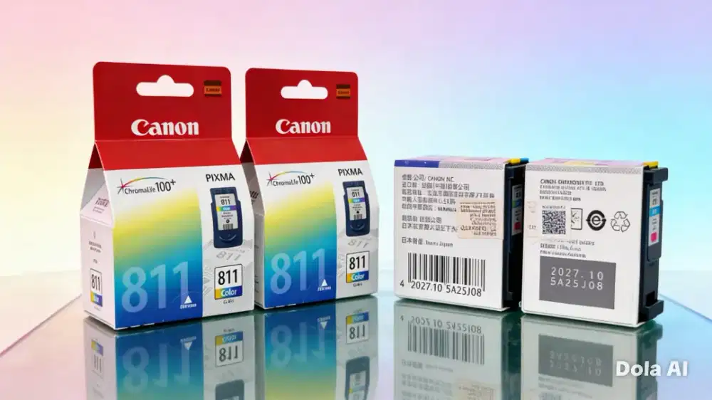 Beli 2 lebih hemat!!Tinta Canon CL-811 color original