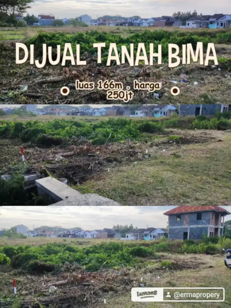 Dijual tanah bima .