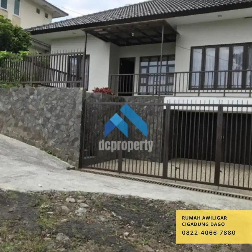 Rumah asri luas view bandung awiligar Cigadung dago