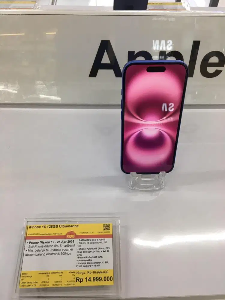 IPHONE 16 128GB UPTRAMARINE