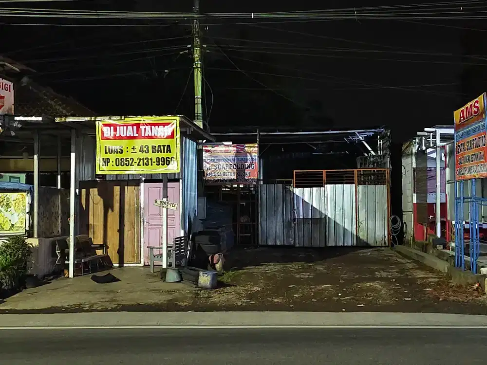 Dijual tanah di jalan raya singaparna gandrung - Cintaraja