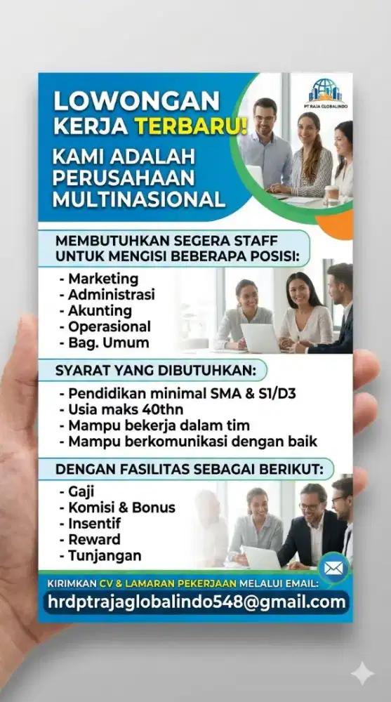 Lowongan Kerja Staff Administrasi