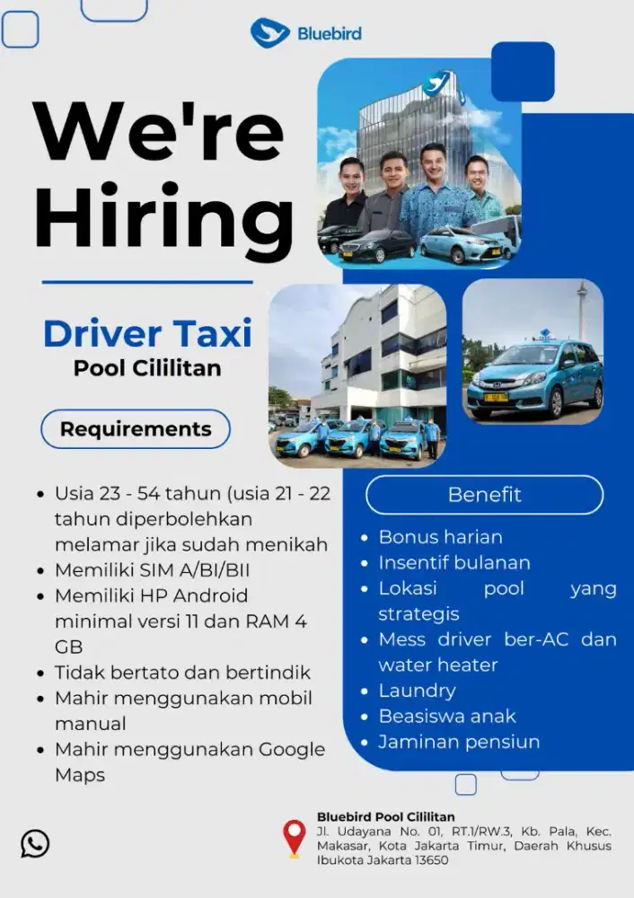 LOWONGAN KERJA DRIVER