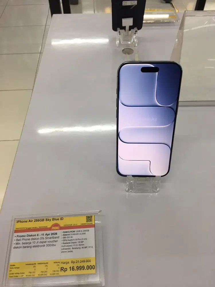 IPHONE AIR 256GB SKY BLUE