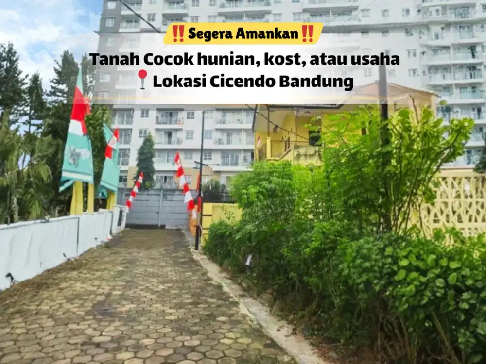 Tanah Strategis 396 m² Bandung – Akses Mudah