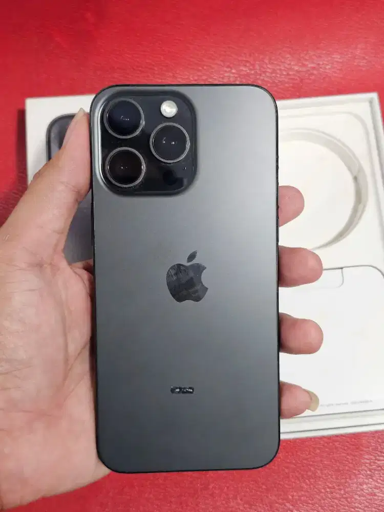 Iphone 15 promax 256gb ibox mulus like new fulset ori