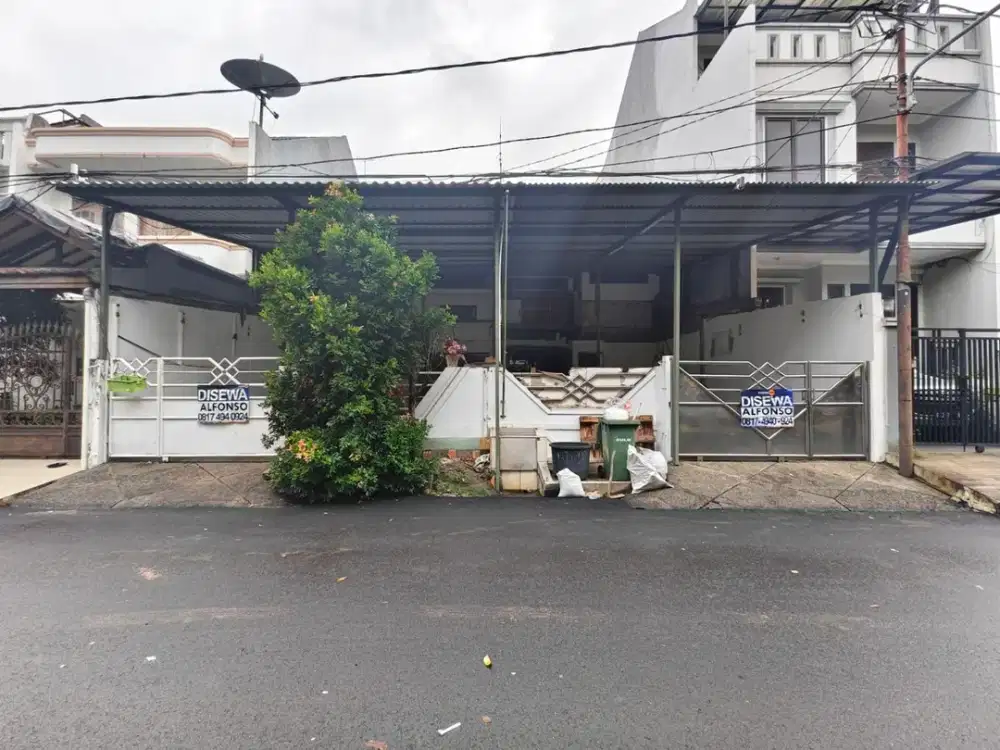 Rumah Sunter Paradise 2 Parkir Luas Hadap Taman OL Shop