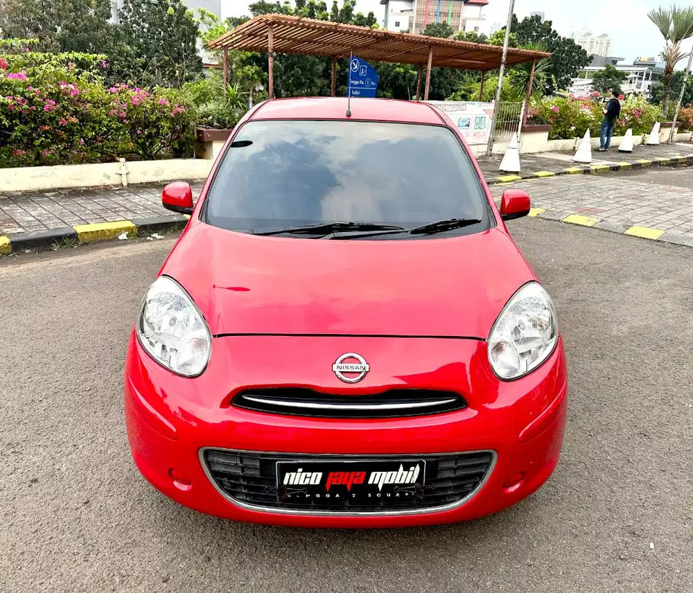 Nissan March 2013 1.2 L Automatic Merah Istimewa Full Servis Record