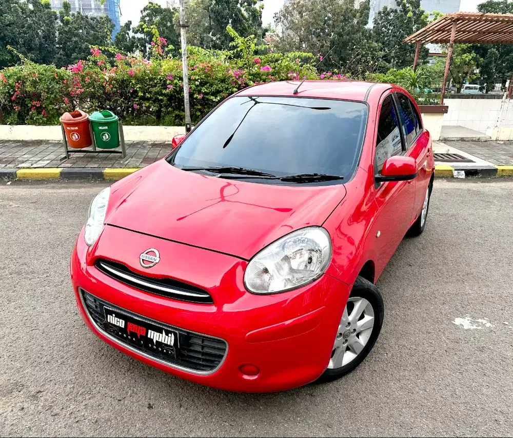 Nissan March 2013 1.2 L Automatic Merah Istimewa Full Servis Record