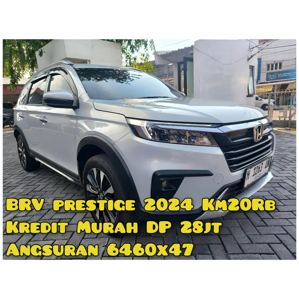 BRV prestige 2024 Putih Metik km20rban Seperti Baru