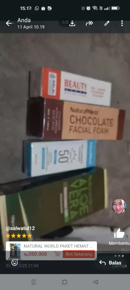 Natura world skincare