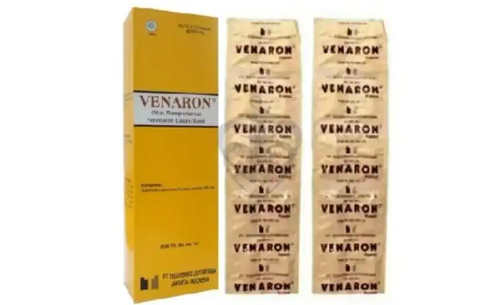 VENARON STRIP @10 Kapsul ED 2028 (Obat Wasir Herbal)