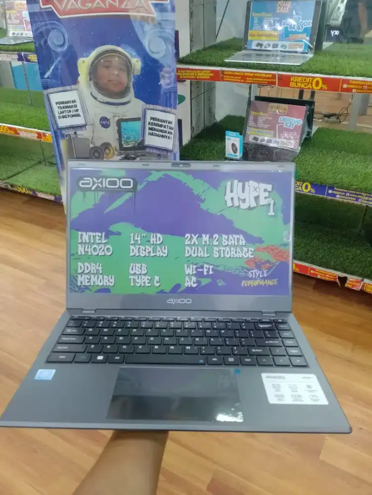 JUAL LAPTOP AXIOO BARU GARANSI RESMI BISA KREDIT TANPA DP TUKAR TAMBAH